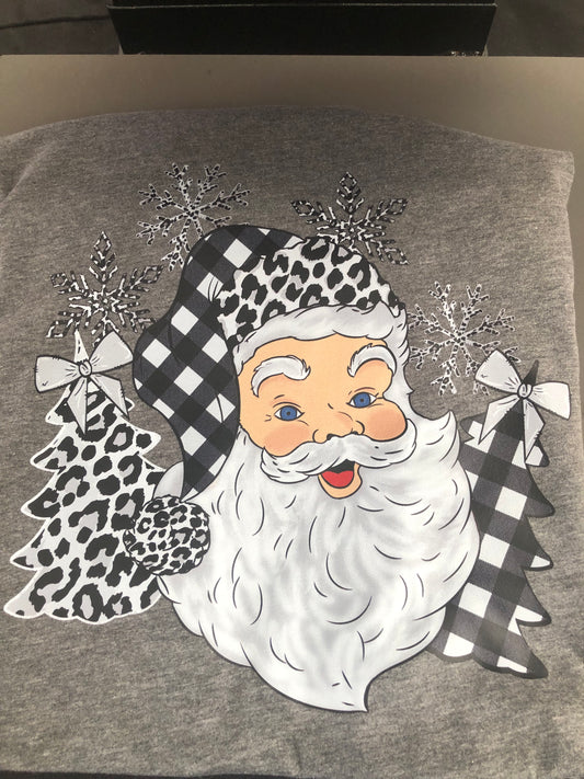 White/Black Santa